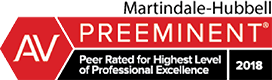 Martindale-Hubbell Preeminent Rating