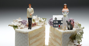 Split Wedding Cake